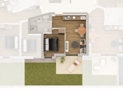 Wohnen mit Garten – hochwertige Neubauwohnung in Hall i. T., 6060 Hall in Tirol, Gartenwohnung