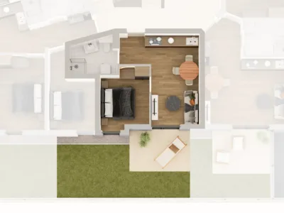 Wohnen mit Garten – hochwertige Neubauwohnung in Hall i. T., 6060 Hall in Tirol, Gartenwohnung