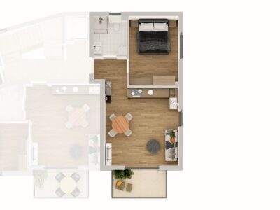 Helle 2-Zimmer-Neubauwohnung mit Balkon in Hall i. T., 6060 Hall in Tirol, Etagenwohnung
