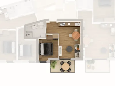 Modern und durchdacht – 2-Zimmer-Neubauwohnung mit Balkon, 6060 Hall in Tirol, Etagenwohnung