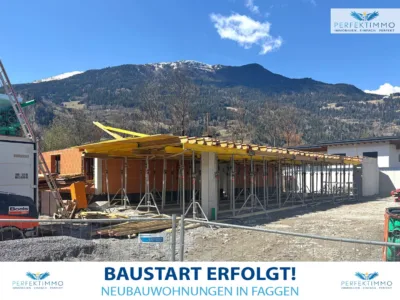 Luxuriöse Neubauwohnungen mit traumhaften Terrassen, 6525 Faggen, Bauprojekt