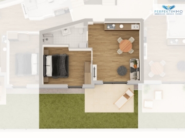 Schicke 2-Zimmerwohnung Top 2 in hochwertigem Neubau, 6060 Hall in Tirol, Gartenwohnung